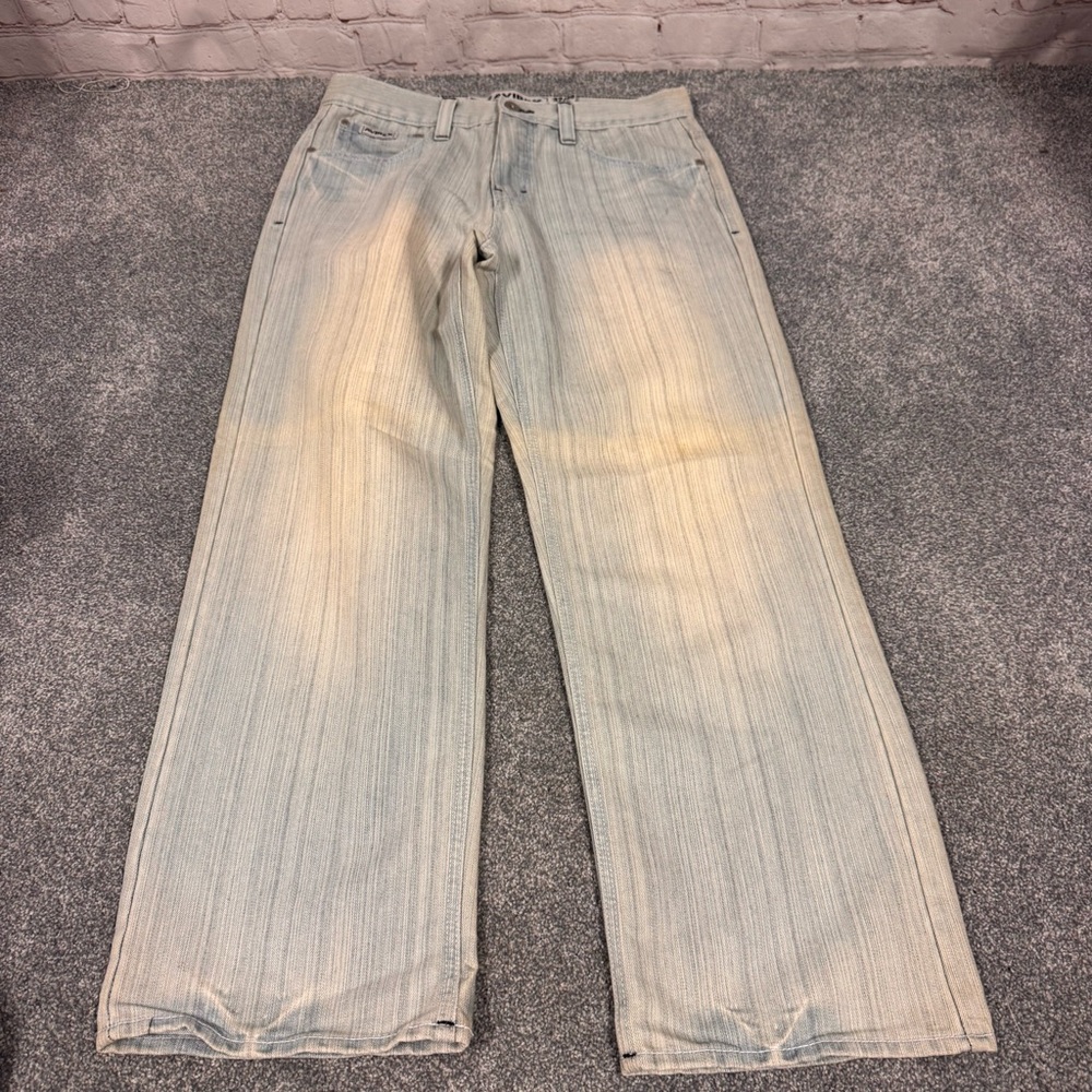 Vintage Avirex Jeans Mens 32X29 Y2K Baggy Skater Hip Hop Grunge Wide Leg